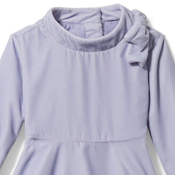 Janie and Jack velvet faux fur cuff dress 12-18 months - Picture 2 of 4